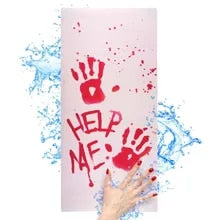 Bloody Bath Mat Halloween Color Changing Bath Mat Bathroom Floor Non-Slip Water Mat Halloween Party Carpet Festival Door Mats